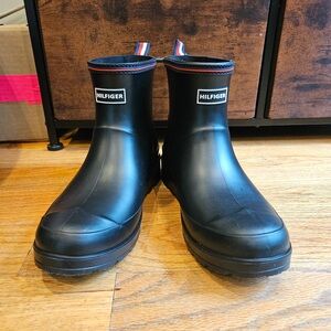 Tommy Hilfiger Black Rain Boots